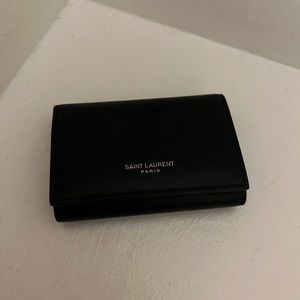 Saint Laurent Key Case in Smooth Leather (Black)